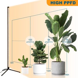 T8 Stående LED Grolys 120cm 4000K 48Watt — produktbillede fra Plantelys ApS